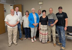 <strong>Council, the Fischers and PW Superintendent</strong>