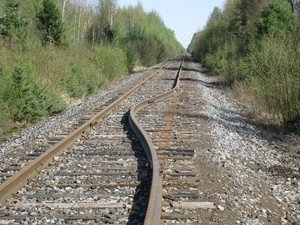 <strong>Railway Tracks Leeder Road by P. MacDonald</strong>